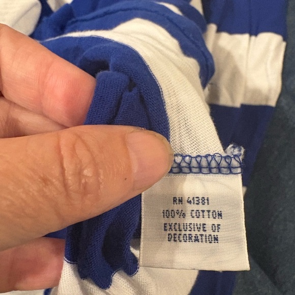 Polo Ralph Lauren long sleeve striped tshirt men’s sz M L - Picture 5 of 6